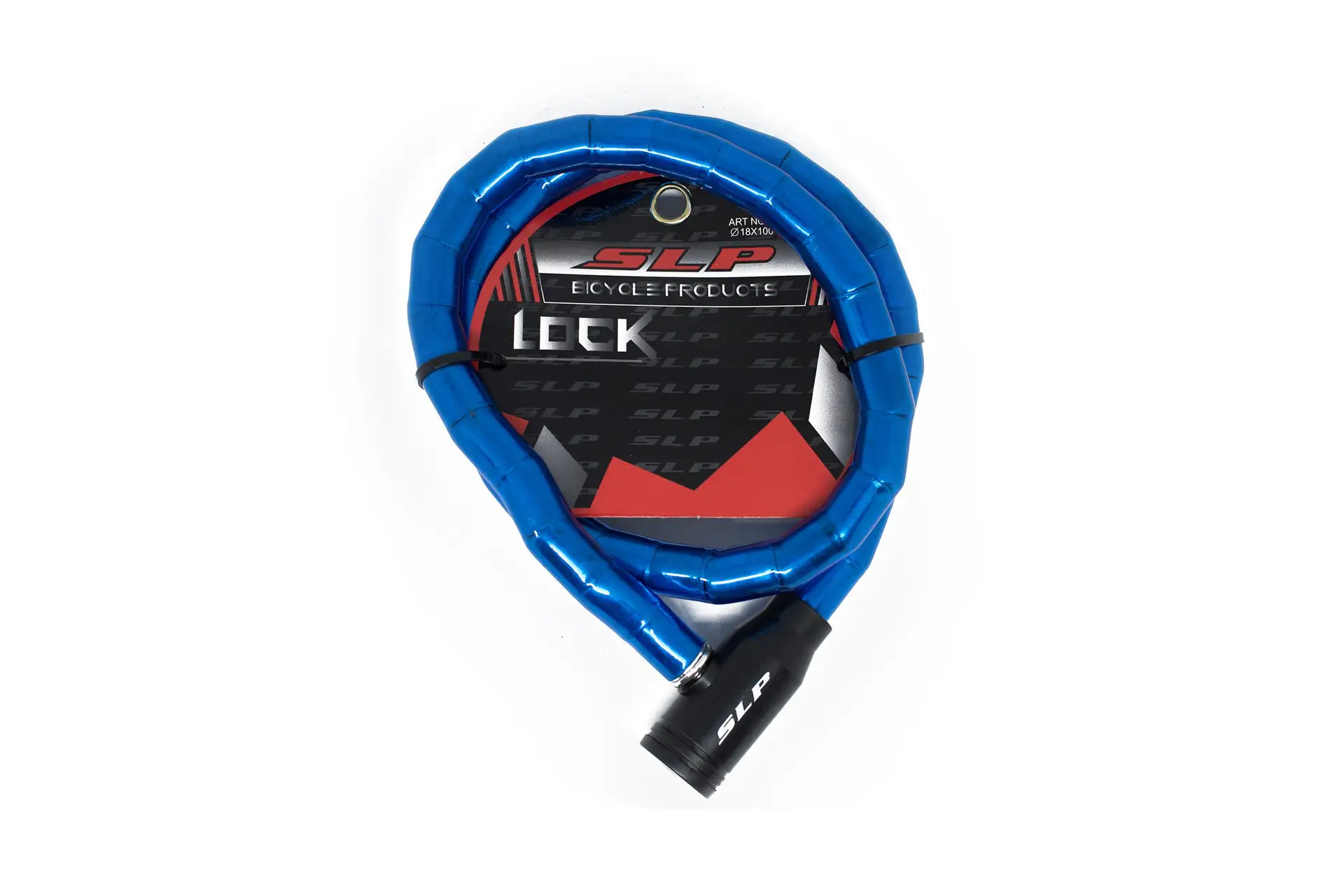 Candado 18×1000 moto SLP - AZUL