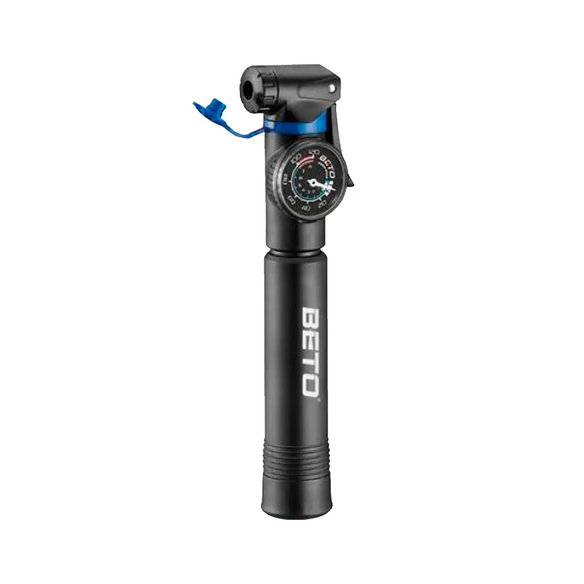 Inflador de pie doble valvula con medidor SLP - 