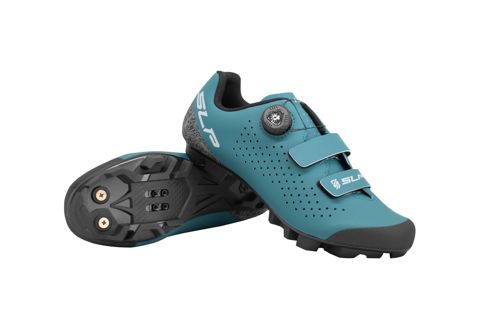 Zapatillas con velcro y boa MTB SD023 SLP - VERDE